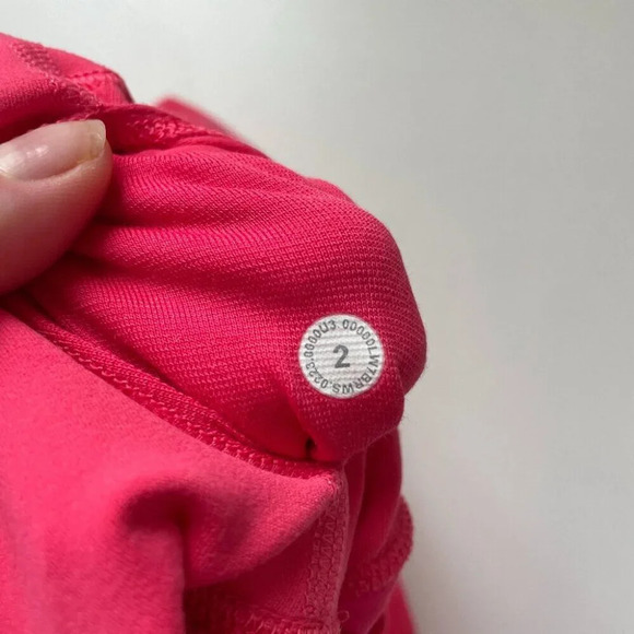 Lululemon Align High-Rise Biker Short 6" Lip Gloss Pink Size 2 - Picture 6 of 6